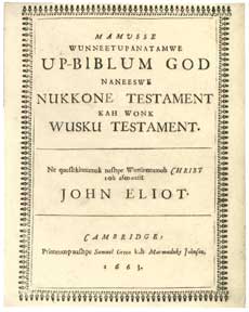 John Eliot's Missionary Bible